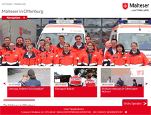 Tablet Screenshot of malteser-offenburg.de